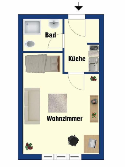 Helles Appartment Zum Wohlfuehlen فولدا المظهر الخارجي الصورة